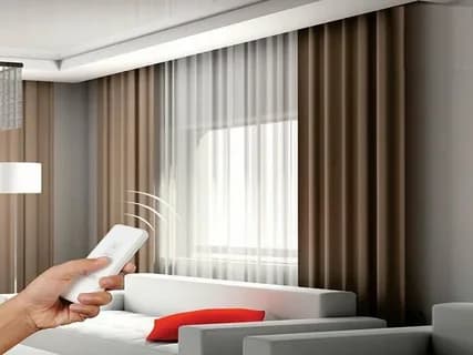 Установка автоматических электрокарнизов в Сочи